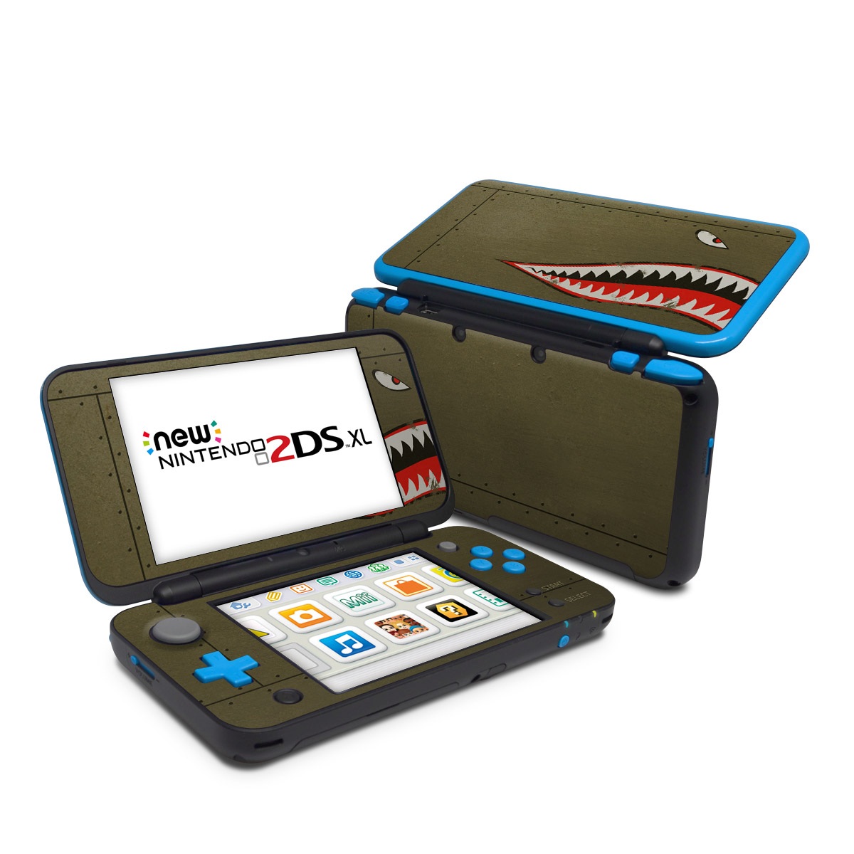Nintendo 2DS XL Skin - USAF Shark (Image 1)