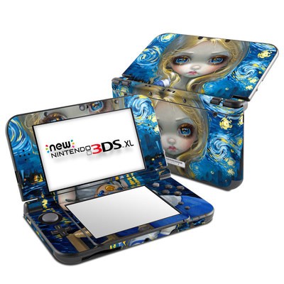 Nintendo New 3DS XL Skin - Alice in a Van Gogh