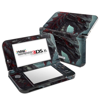 Nintendo New 3DS XL Skin - Black Dragon