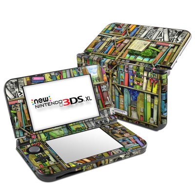 Nintendo New 3DS XL Skin - Bookshelf