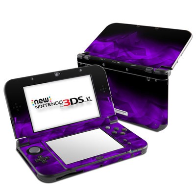 Nintendo New 3DS XL Skin - Dark Amethyst Crystal
