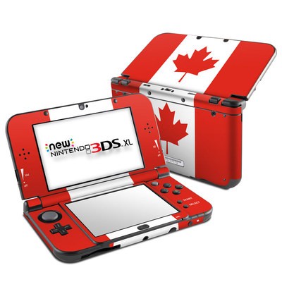 Nintendo New 3DS XL Skin - Canadian Flag