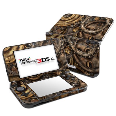 Nintendo New 3DS XL Skin - Gears