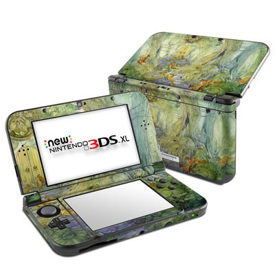 Nintendo New 3DS XL Skin - Green Gate