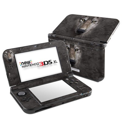 Nintendo New 3DS XL Skin - Grey Wolf