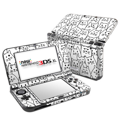 Nintendo New 3DS XL Skin - Moody Cats