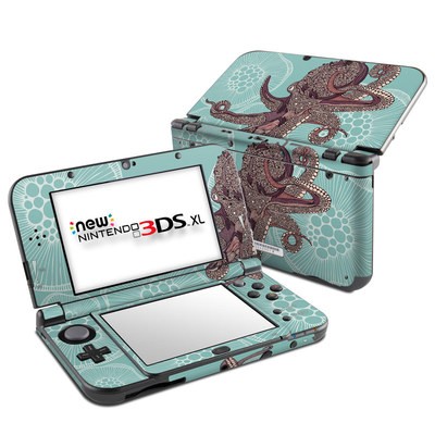 Nintendo New 3DS XL Skin - Octopus Bloom
