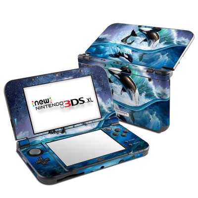 Nintendo New 3DS XL Skin - Orca Wave