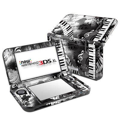 Nintendo New 3DS XL Skin - Piano Pizazz