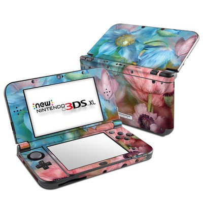 Nintendo New 3DS XL Skin - Poppy Garden