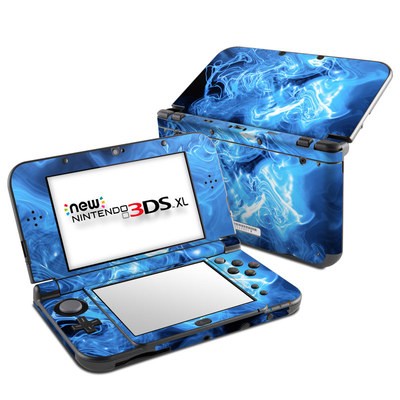 Nintendo New 3DS XL Skin - Blue Quantum Waves