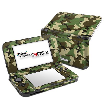 Nintendo New 3DS XL Skin - Woodland Camo
