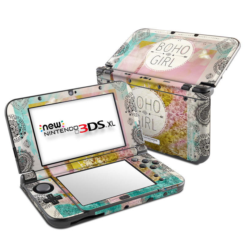 Nintendo New 3DS XL Skin - Boho Girl (Image 1)