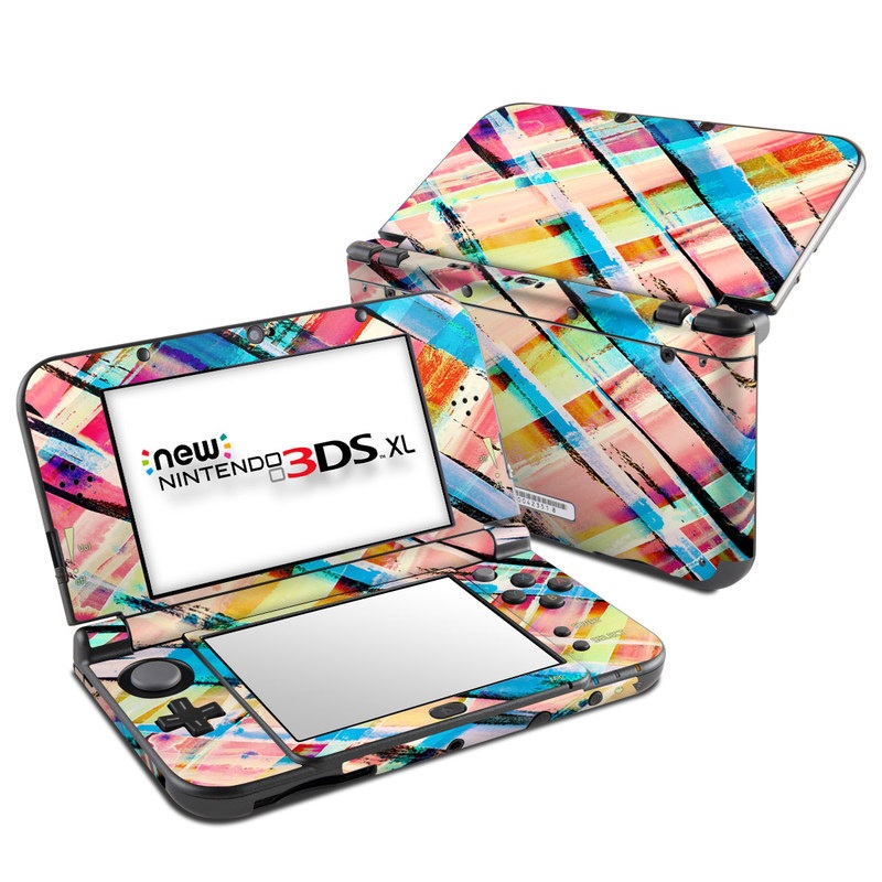 Nintendo New 3DS XL Skin - Check Stripe (Image 1)