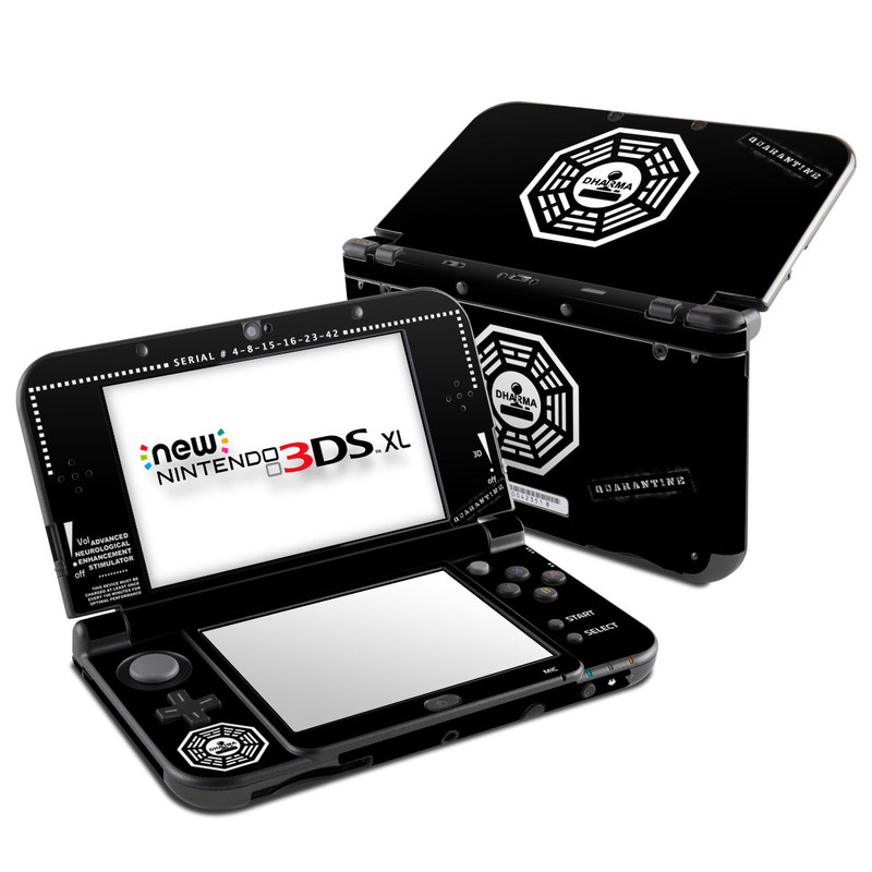 Nintendo New 3DS XL Skin - Dharma Black (Image 1)