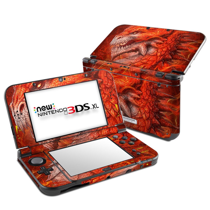 Nintendo New 3DS XL Skin - Flame Dragon (Image 1)