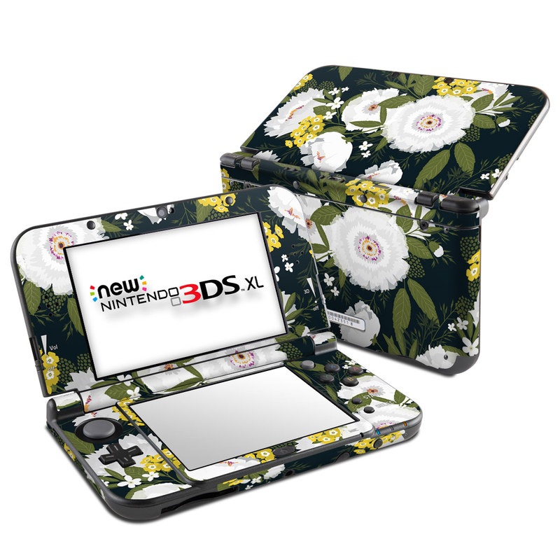 Nintendo New 3DS XL Skin - Fleurette Night (Image 1)
