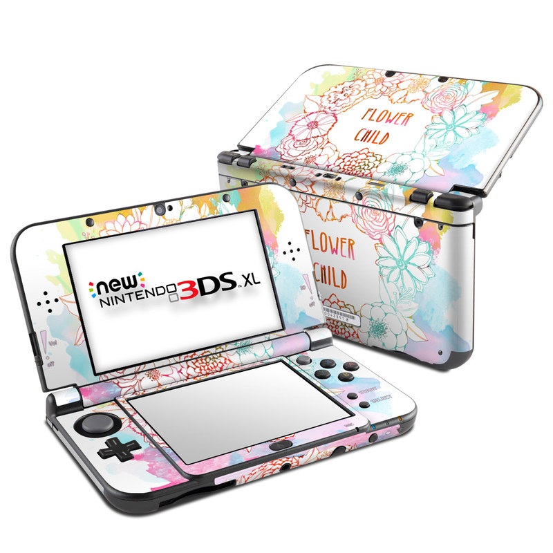 Nintendo New 3DS XL Skin - Flower Child (Image 1)