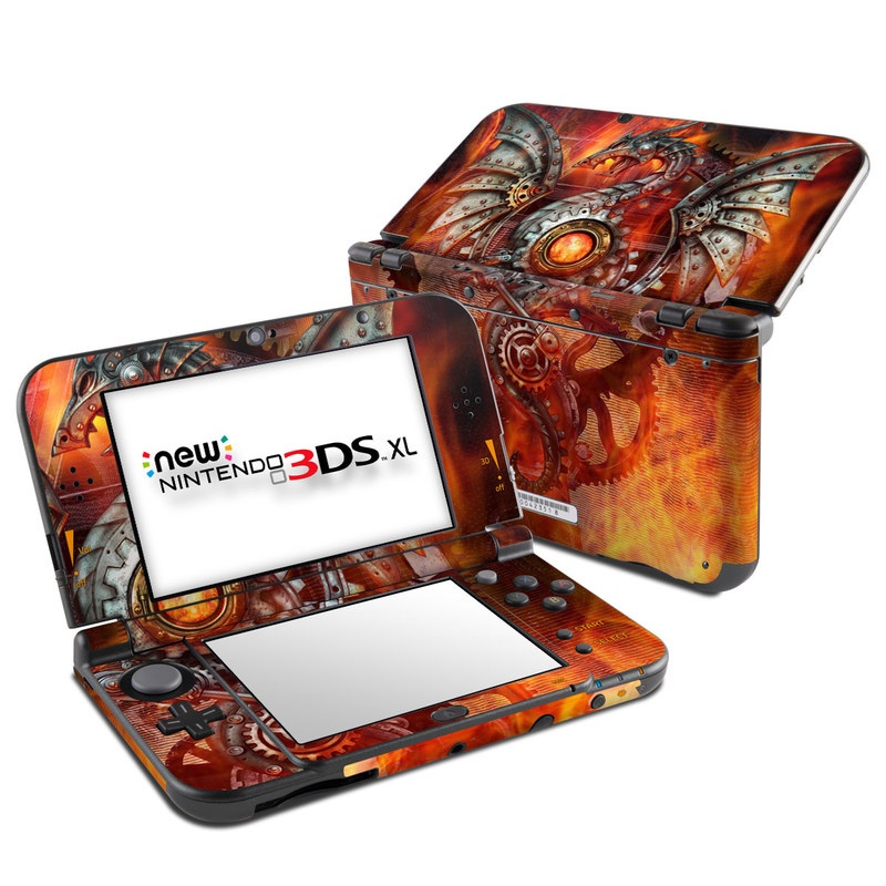 Nintendo New 3DS XL Skin - Furnace Dragon (Image 1)