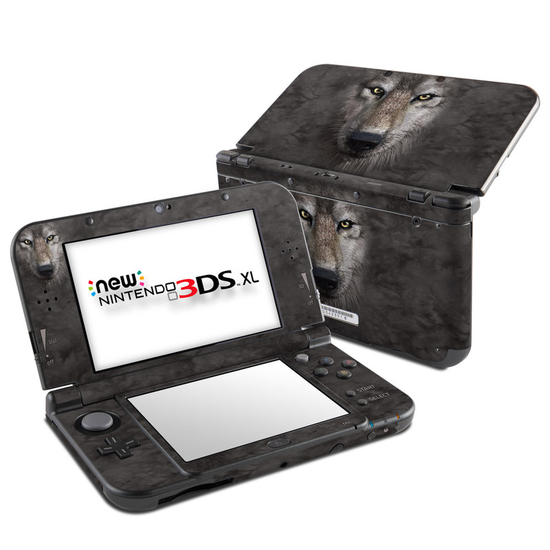Nintendo New 3DS XL Skin - Grey Wolf (Image 1)