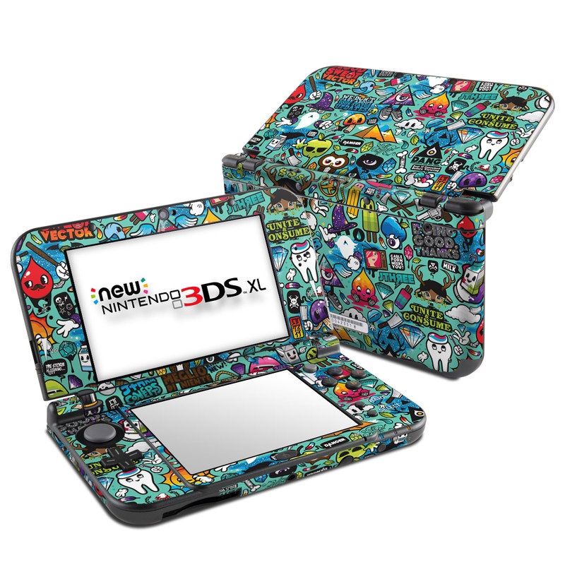 Nintendo New 3DS XL Skin - Jewel Thief (Image 1)