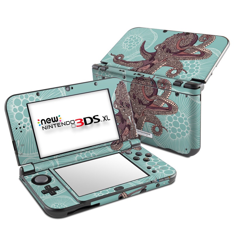 Nintendo New 3DS XL Skin - Octopus Bloom (Image 1)