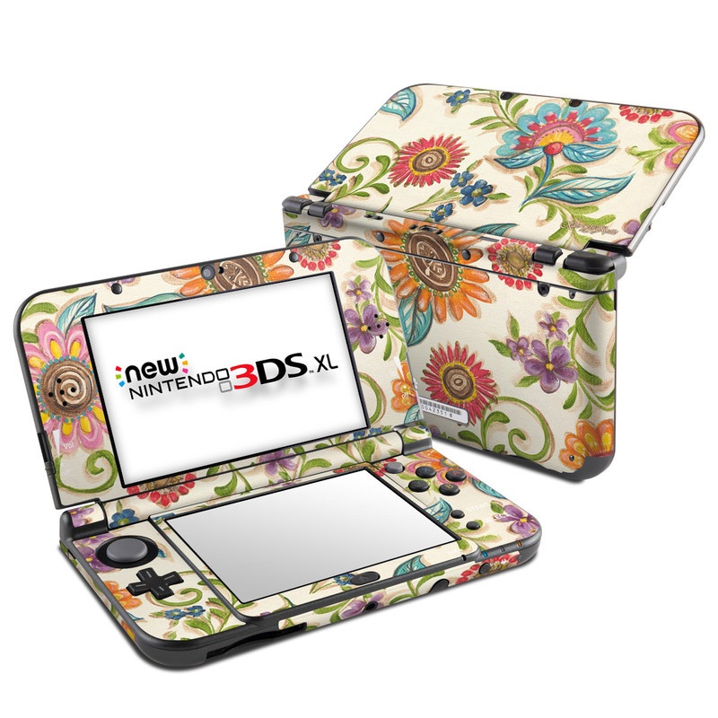 Nintendo New 3DS XL Skin - Olivia's Garden (Image 1)