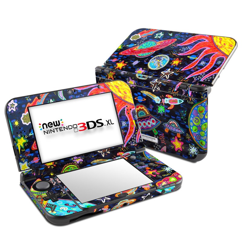 Nintendo New 3DS XL Skin - Out to Space (Image 1)