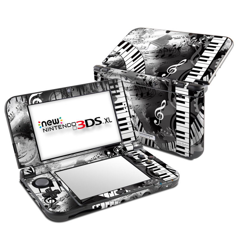Nintendo New 3DS XL Skin - Piano Pizazz (Image 1)