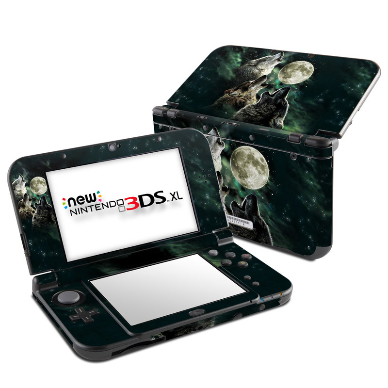 Nintendo New 3DS XL Skin - Three Wolf Moon (Image 1)