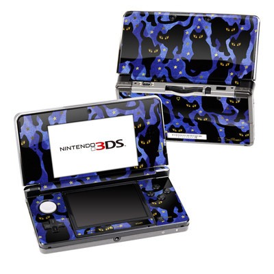 Nintendo 3DS Skin - Cat Silhouettes