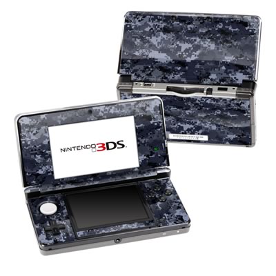 Nintendo 3DS Skin - Digital Navy Camo