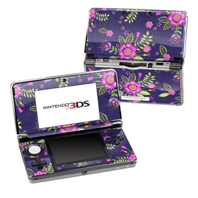 Nintendo 3DS Skin - Folk Floral