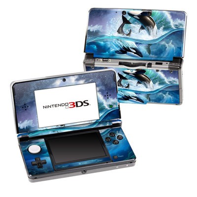 Nintendo 3DS Skin - Orca Wave