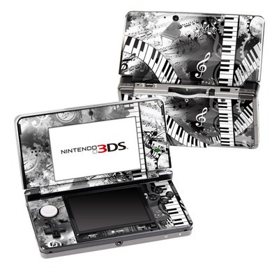 Nintendo 3DS Skin - Piano Pizazz