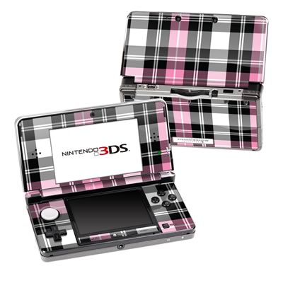 Nintendo 3DS Skin - Pink Plaid