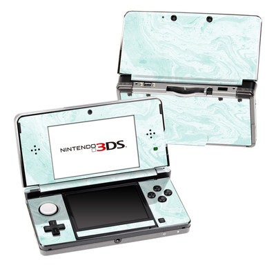 Nintendo 3DS Skin - Winter Green Marble