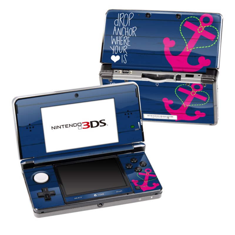Nintendo 3DS Skin - Drop Anchor (Image 1)