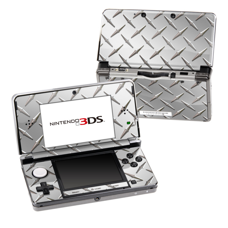 Nintendo 3DS Skin - Diamond Plate (Image 1)