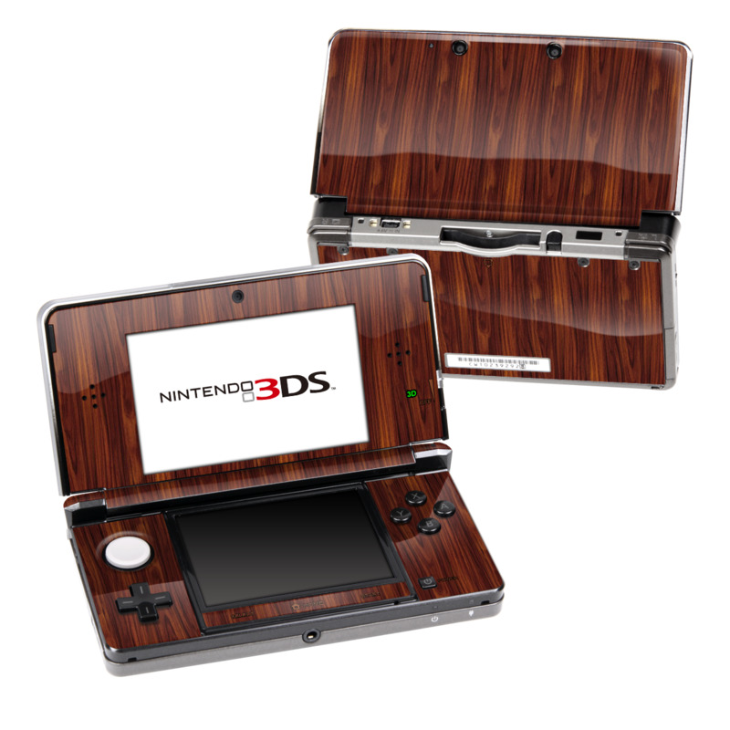 Nintendo 3DS Skin - Dark Rosewood (Image 1)
