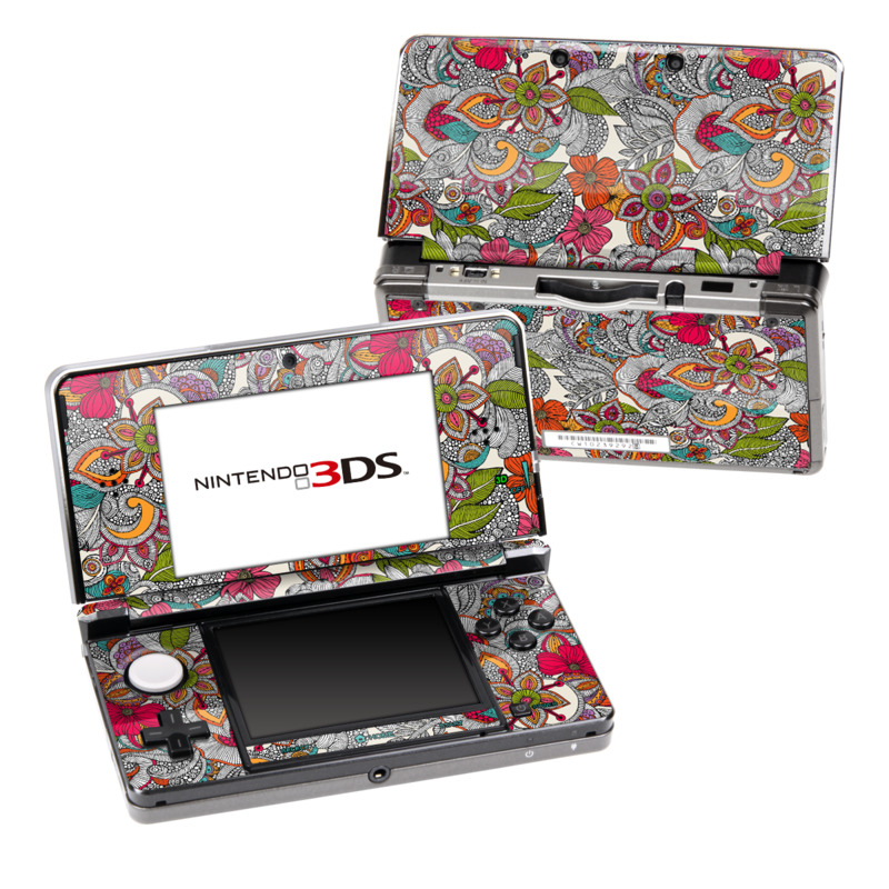 Nintendo 3DS Skin - Doodles Color (Image 1)