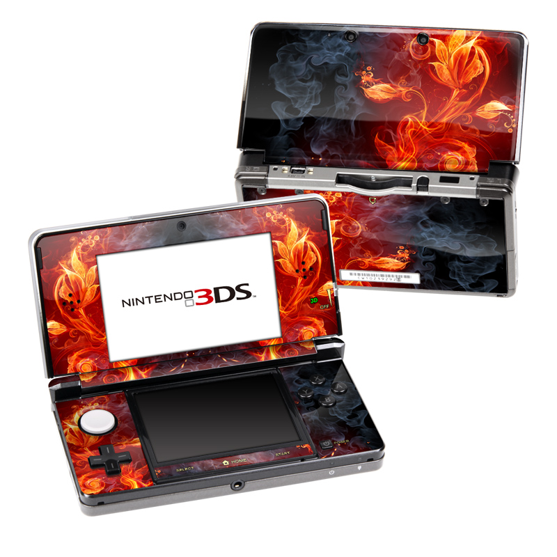 Nintendo 3DS Skin - Flower Of Fire (Image 1)