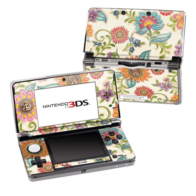 Nintendo 3DS Skin - Olivia's Garden (Image 1)