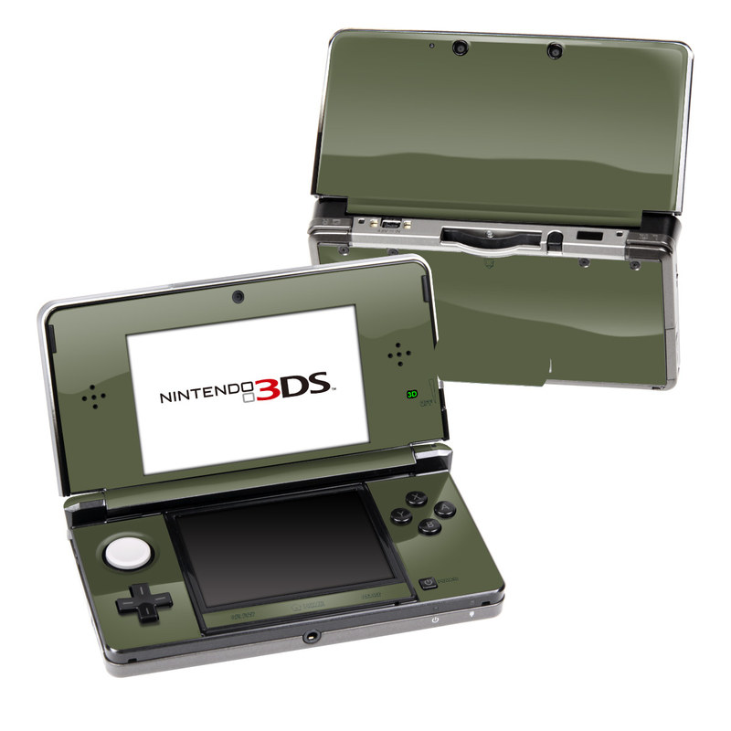 Nintendo 3DS Skin - Solid State Olive Drab (Image 1)