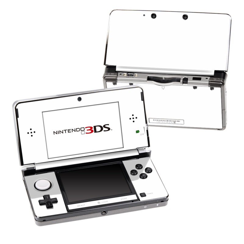 Nintendo 3DS Skin - Solid State White (Image 1)