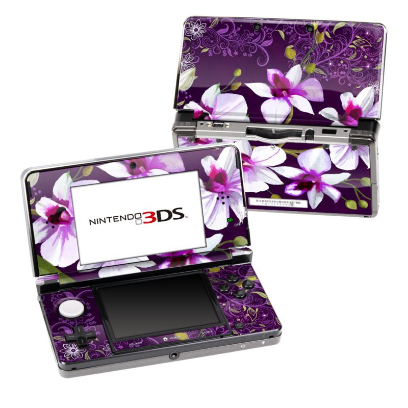 Nintendo 3DS Skin - Violet Worlds (Image 1)