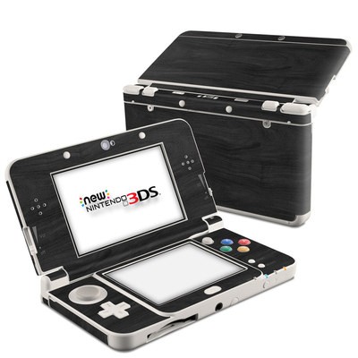 Nintendo 3DS 2015 Skin - Black Woodgrain