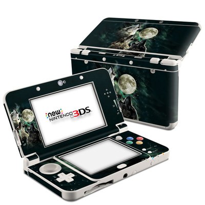 Nintendo 3DS 2015 Skin - Three Wolf Moon