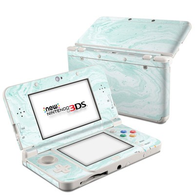 Nintendo 3DS 2015 Skin - Winter Green Marble