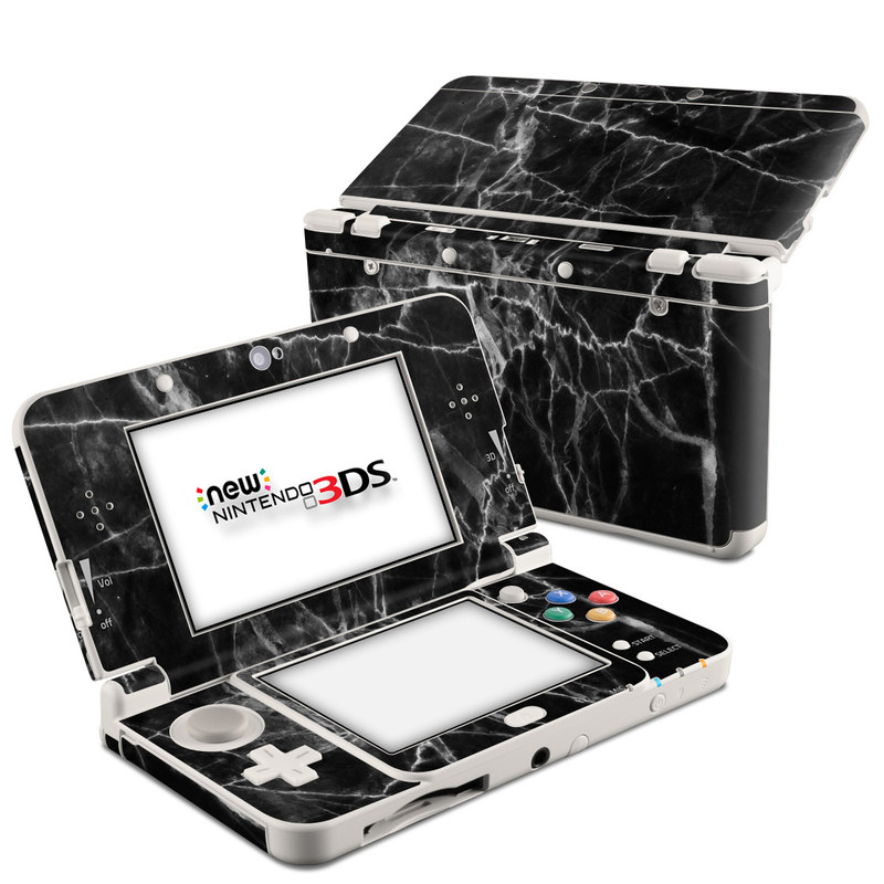Nintendo 3DS 2015 Skin - Black Marble (Image 1)